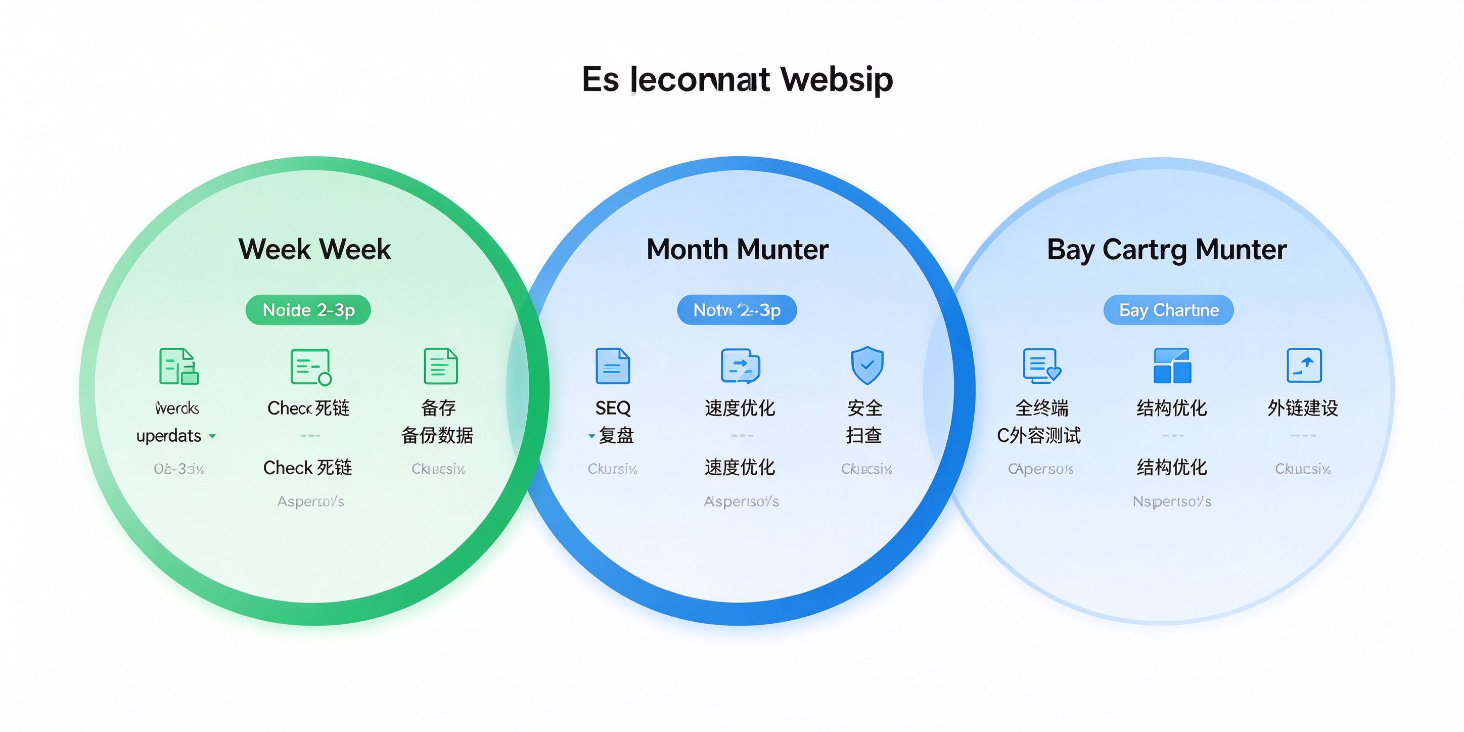 网站上线后日常维护周期表