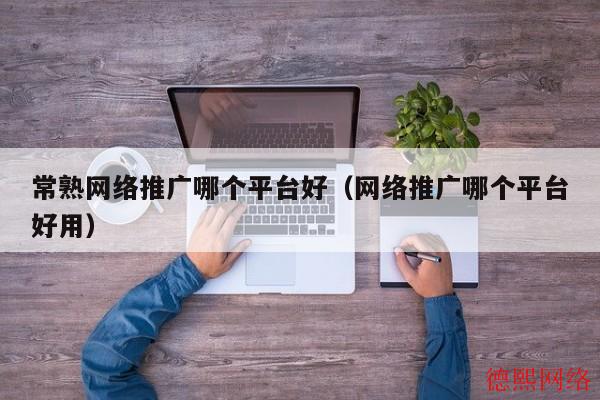常熟网络推广哪个平台好（网络推广哪个平台好用）(图2)
