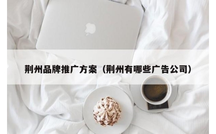 荆州品牌推广方案（荆州有哪些广告公司）
