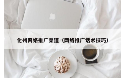 化州网络推广渠道（网络推广话术技巧）