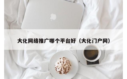 大化网络推广哪个平台好（大化门户网）