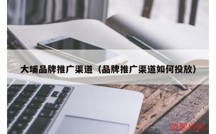 大埔品牌推广渠道（品牌推广渠道如何投放）